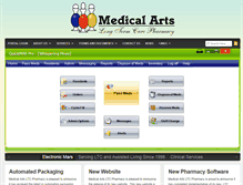 Tablet Screenshot of medicalartspharm.com